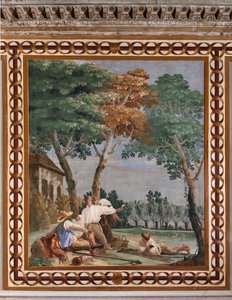 民宿 田園風景の部屋「百姓の休息」 作： Giovanni Battista Tiepolo