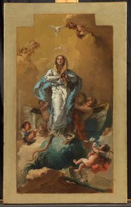 無原罪懐胎 作： Giovanni Battista Tiepolo