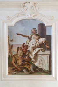 欺瞞を見送る無垢 作： Giovanni Battista Tiepolo