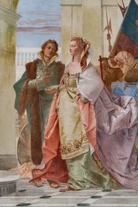 スキピオ・アフリカヌスの寛大さ（詳細） 作： Giovanni Battista Tiepolo