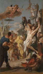 「聖セバスティアヌスの殉教」のための研究 作： Giovanni Battista Tiepolo