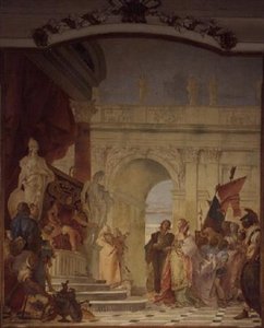 スキピオの寛大さ 作： Giovanni Battista Tiepolo