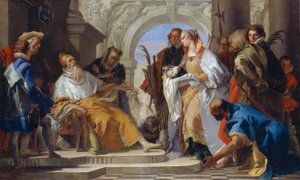 クロッタ家の守護聖人たち 1750年頃 油彩・カンヴァス 作： Giovanni Battista Tiepolo