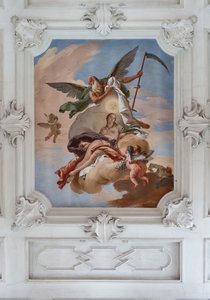 時間が真実を発見する 作： Giovanni Battista Tiepolo