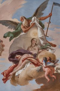 時間が真実を発見する 作： Giovanni Battista Tiepolo