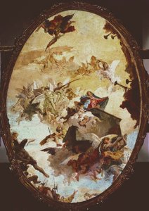 ロレートの聖なる家の輸送、スケッチ 作： Giovanni Battista Tiepolo