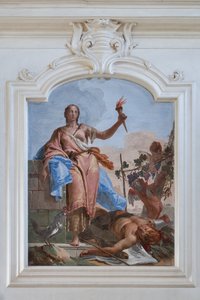 眠りに勝つのは警戒心 作： Giovanni Battista Tiepolo