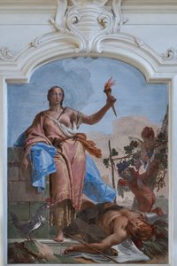 眠りに勝つのは警戒心 作： Giovanni Battista Tiepolo