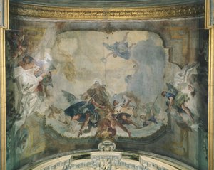 聖テレーズの神化（フレスコ画） 作： Giovanni Battista (1696 1770) Tiepolo