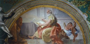 イタリア、ベルガモ、コッレオーニ礼拝堂、聖マルコ伝道師 作： Giovanni Battista Tiepolo