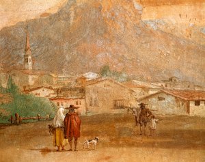 キューピッドのいる風景 作： Giovanni Battista Tiepolo
