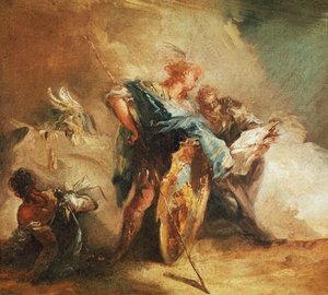 ミネルバの独裁者の法則 作： Giovanni Battista Tiepolo