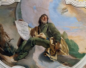 預言者エゼキエル、詳細 作： Giovanni Battista Tiepolo