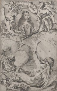 スペインのカルロス 2 世の妻、マリア ルイサ ドルレアン 1662 ～ 1689 年の肖像画。 1689年。 作： Giovanni Battista Bonacina