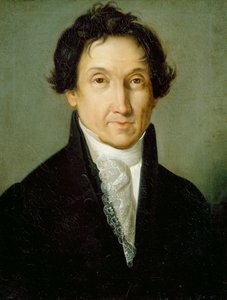 ジョヴァンニ・バッティスタ・ボルゲージ (1790-1846) の自画像 作： Giovanni Battista Borghesi