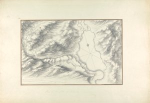ティベリア湖の平面図 作： Giovanni Battista Borra