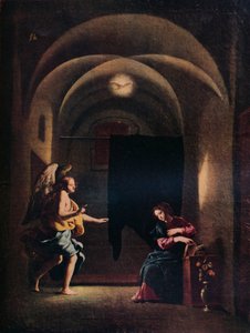 受胎告知、c1625-1630 1931 作： Giovanni Battista Caracciolo