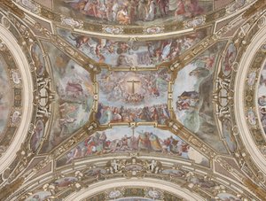 聖十字架の物語、1631-32 作： Giovanni Battista Carlone