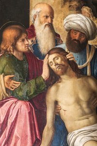 キリストの嘆き、2384598 の詳細 作： Giovanni Battista Cima da Conegliano