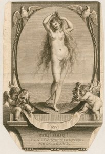 1776年6月14日、ロンドンのラネラーでの仮面舞踏会の入場券 作： Giovanni Battista Cipriani