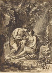 アンジェリカとメドロ 作： Giovanni Battista Cipriani