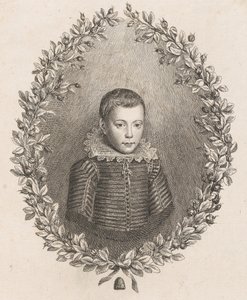 少年のジョン・ミルトン、1760年。 作： Giovanni Battista Cipriani