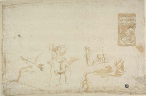 神話の主題のスケッチ 作： Giovanni Battista Cipriani