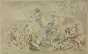 ネプチューンの勝利 作： Giovanni Battista Cipriani