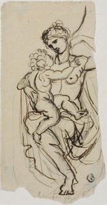 ヴィーナスとキューピッド 作： Giovanni Battista Cipriani