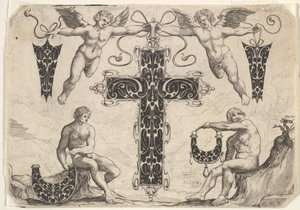 十字形のペンダントとその他の 4 つのモチーフ、1622 年。 作： Giovanni Battista Costantini