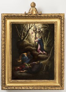 庭の苦悶、1595年頃（銅の油） 作： Giovanni Battista Cremonini