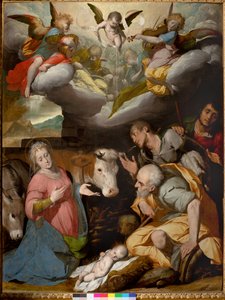 羊飼いの礼拝、1592-95 作： Giovanni Battista Crespi