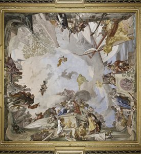 イフィゲニアの犠牲 作： Giovanni Battista Crosato