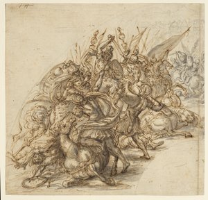 戦闘シーン、 作： Giovanni Battista Foggini