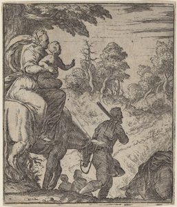 エジプトへの逃避 作： Giovanni Battista Fontana