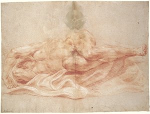 男性ヌード 作： Giovanni Battista Gaulli