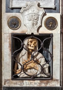 ギスレニの墓からの「獄中死」（ポリクローム大理石彫刻 作： Giovanni Battista Gisleni