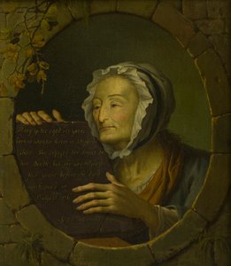 メアリー・イェーツの肖像（1649-1776）（キャンバスに油彩） 作： Giovanni Battista Innocenzo Colombo