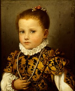 レデッティ家の少女 作： Giovanni Battista Moroni