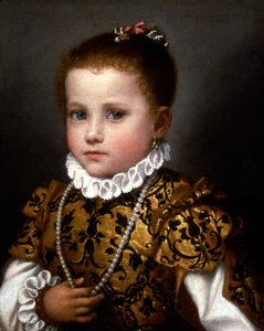 レデッティ家の少女 作： Giovanni Battista Moroni