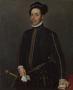 紳士の肖像ジェントルナイト、c。 1565年