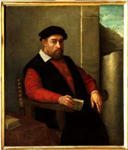 フランソワ・ラブレー（1494-1553）は、フランスの作家であり医師でもあります。ジョヴァンニ・バッティスタ・モローニ（1525-1578）による絵画 作： Giovanni Battista Moroni