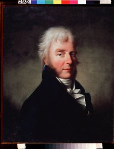 セルゲイ・F・ゴリツィン王子（1749-1810）の肖像（セルゲイ・F・ゴリンツィン王子の肖像）。 Giovanni Battista Damon Ortolani (1750-after 1810) による絵画、1810 年以前のキャンバスに油彩。19 世紀のイタリアの芸術、古典主義。 State V. Tropinin Museum、モスクワ 作： Giovanni Battista Ortolani Damon