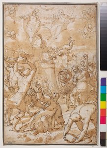 セントスティーブンの石打ち、17世紀初頭 作： Giovanni Battista Paggi