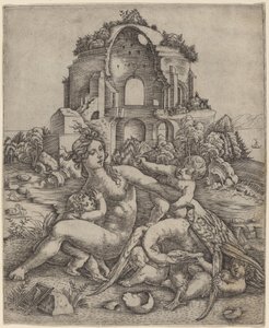 レダと白鳥 作： Giovanni Battista Palumba