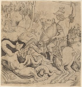 セントジョージとドラゴン 作： Giovanni Battista Palumba