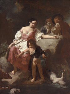 牧歌的なシーン、1740 作： Giovanni Battista Piazzetta