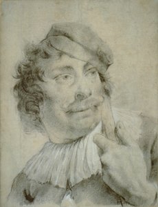 ゴンドリエの肖像 作： Giovanni Battista Piazzetta