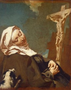 コルトーナの聖マーガレット、1737年。 作： Giovanni Battista Piazzetta