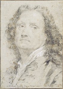 自画像、1735 作： Giovanni Battista Piazzetta